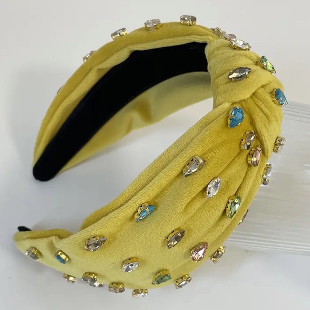 Bejeweled Velvet Headband